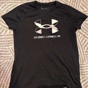 Under Armour Black Fitted Short Sleeve T-Shirt